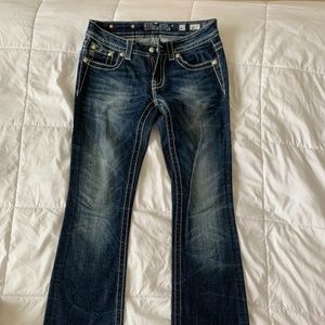 Miss Me Jeans Size 27 Signature Rise Boot Dark